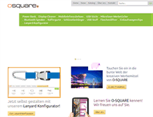 Tablet Screenshot of osquare.de
